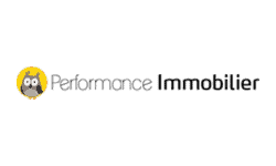 Logo performance immobilier