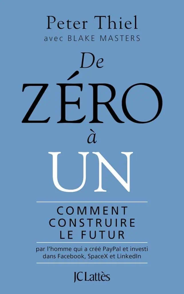 LIVRE de zero a un - peter thiel